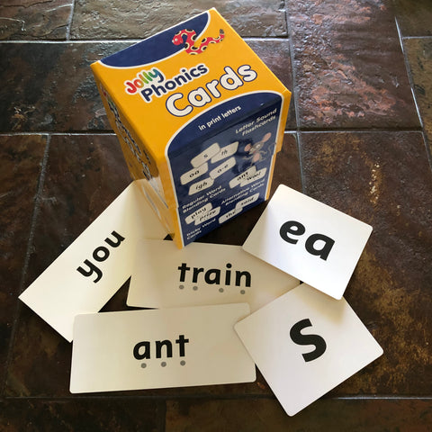 Jolly Phonics Flash Cards (4 sets of cards in a box)