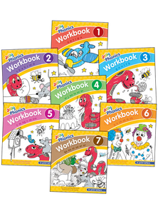 Jolly Phonics Workbooks, set of 1-7